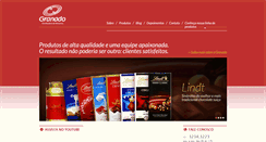 Desktop Screenshot of granadodistribuidora.com.br