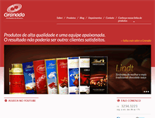 Tablet Screenshot of granadodistribuidora.com.br